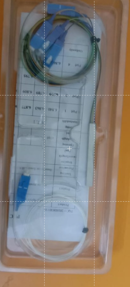 1x4 PLC Fiber Splitter Steel with Connector