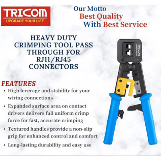 PASS THROUGH CRIMPING TOOL