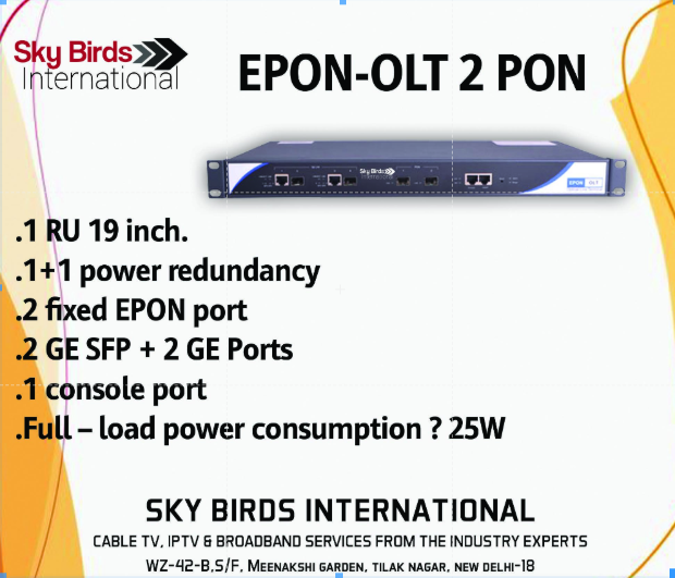 4 PORT EPON OLT