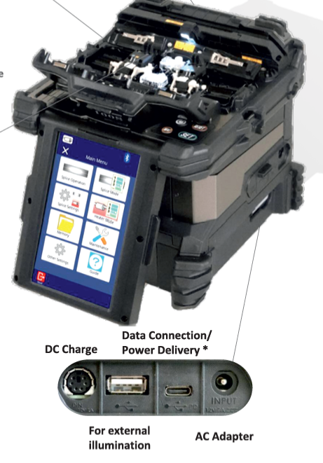 SINGLE FIBER FUSION SPLICER 98S CORE ALIGNMENT photo 2