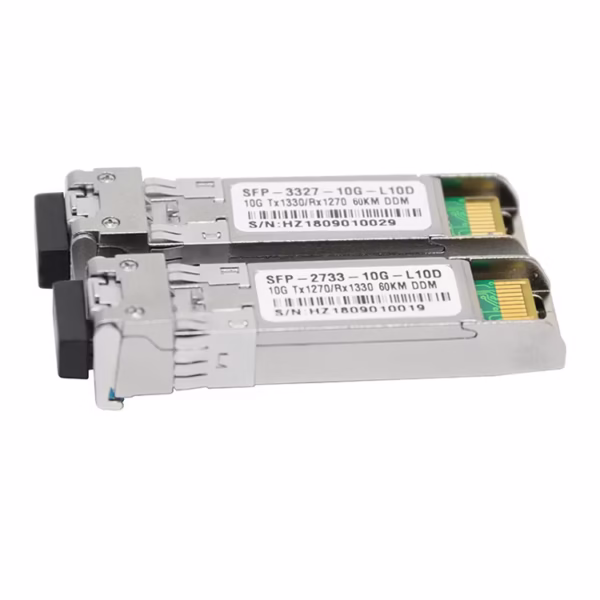 10 GBPS bidi SM SF 1270nm/ 1330nm 60 KM LC DDM