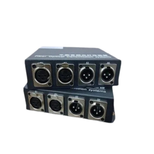 Balanced XLR Audio to Fiber Converter Bi-directional